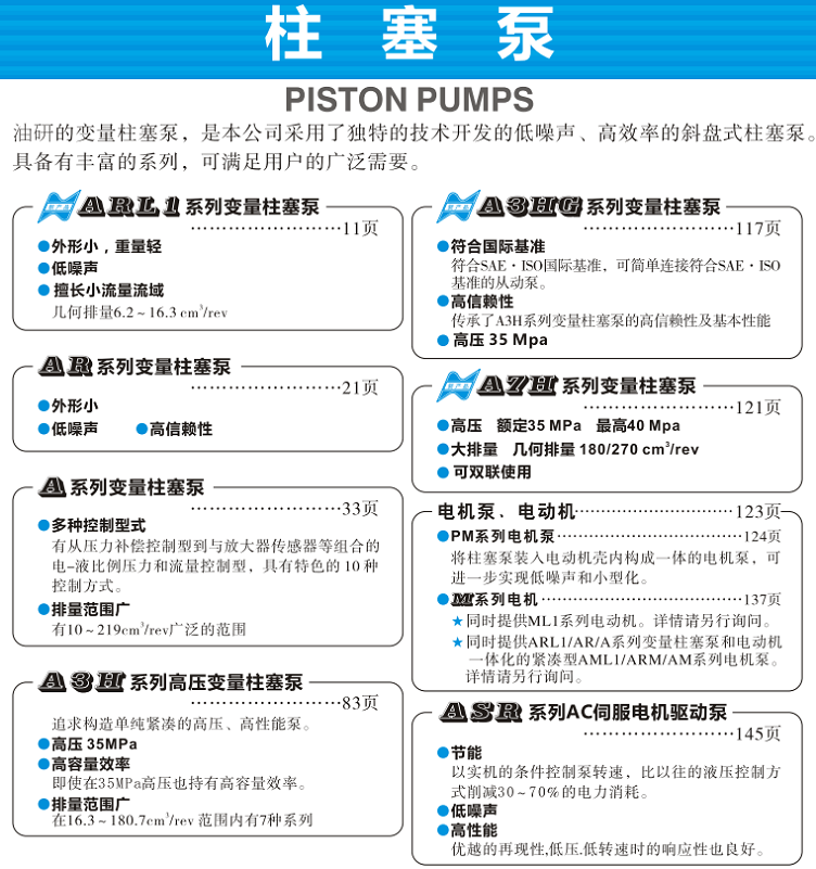 <a href='http://www.jonsbo.com.cn' target='_blank'><u>油研柱塞泵</u></a>型号大全